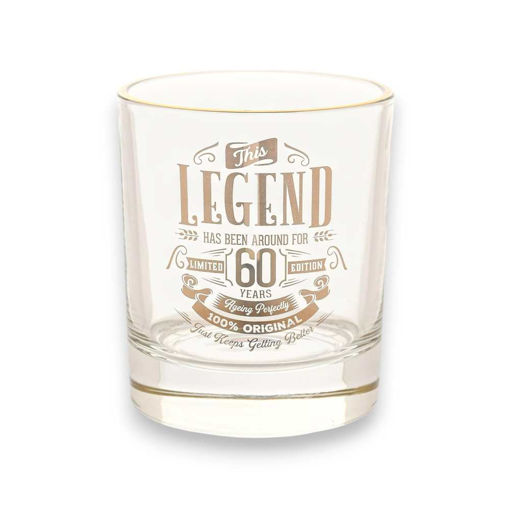 Picture of LEGEND TUMBLER GLASS - 60 YEARS